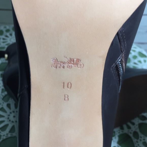 Coach Jemma Brown Leather Ankle Boots - Picture 13 of 14